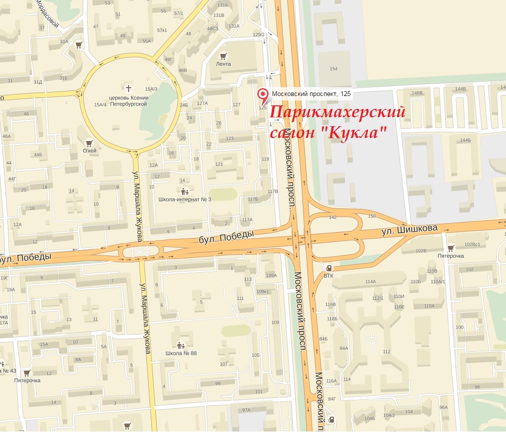 Московский проспект 9 карта